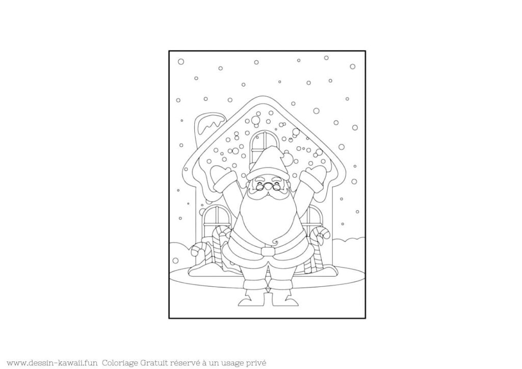 coloriage noel 5