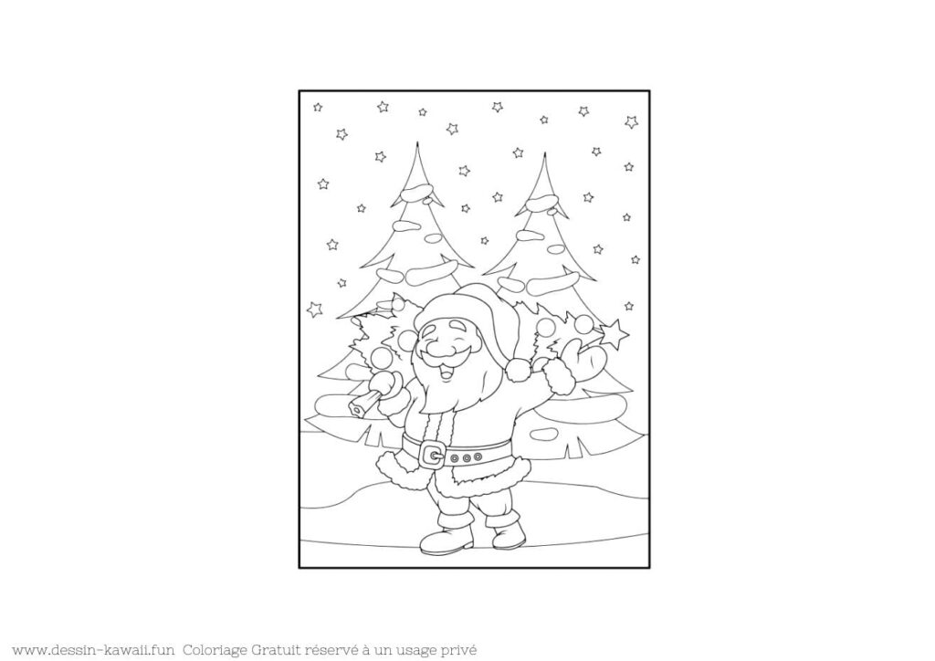 coloriage noel 6