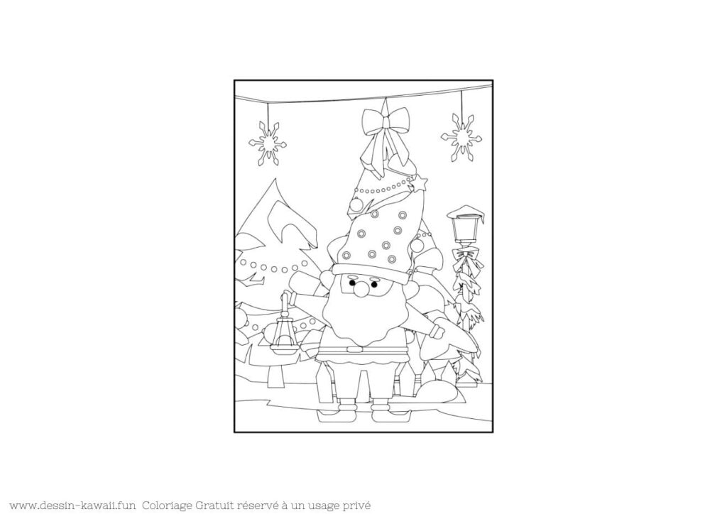 coloriage noel 7