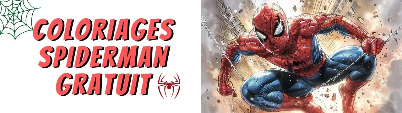 coloriages spiderman gratuit PDF