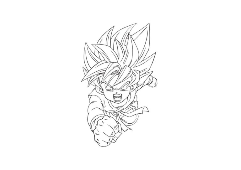 Coloriage Dragon Ball GRATUIT : Sangoku, Vegeta, Freezer..