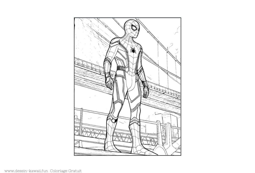 dessin spiderman