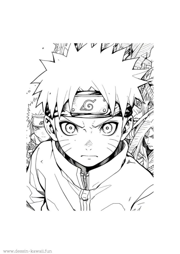 naruto coloriage à imprimer