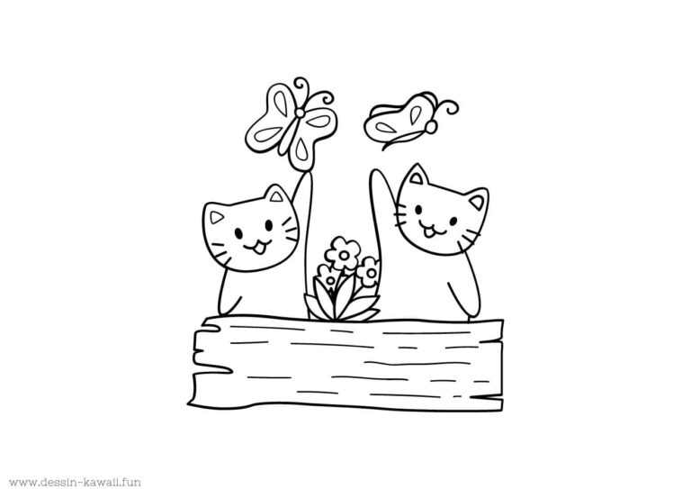 coloriage-chat-dessins-de-chatons-gratuit-imprimer