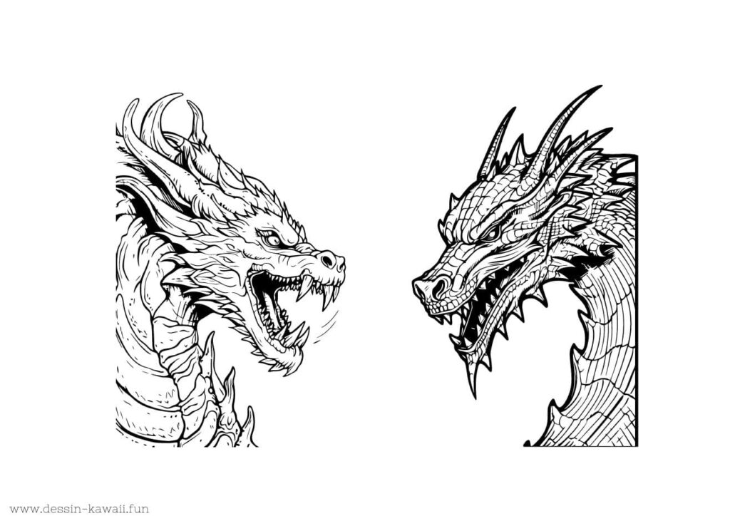 coloriage dragon 10