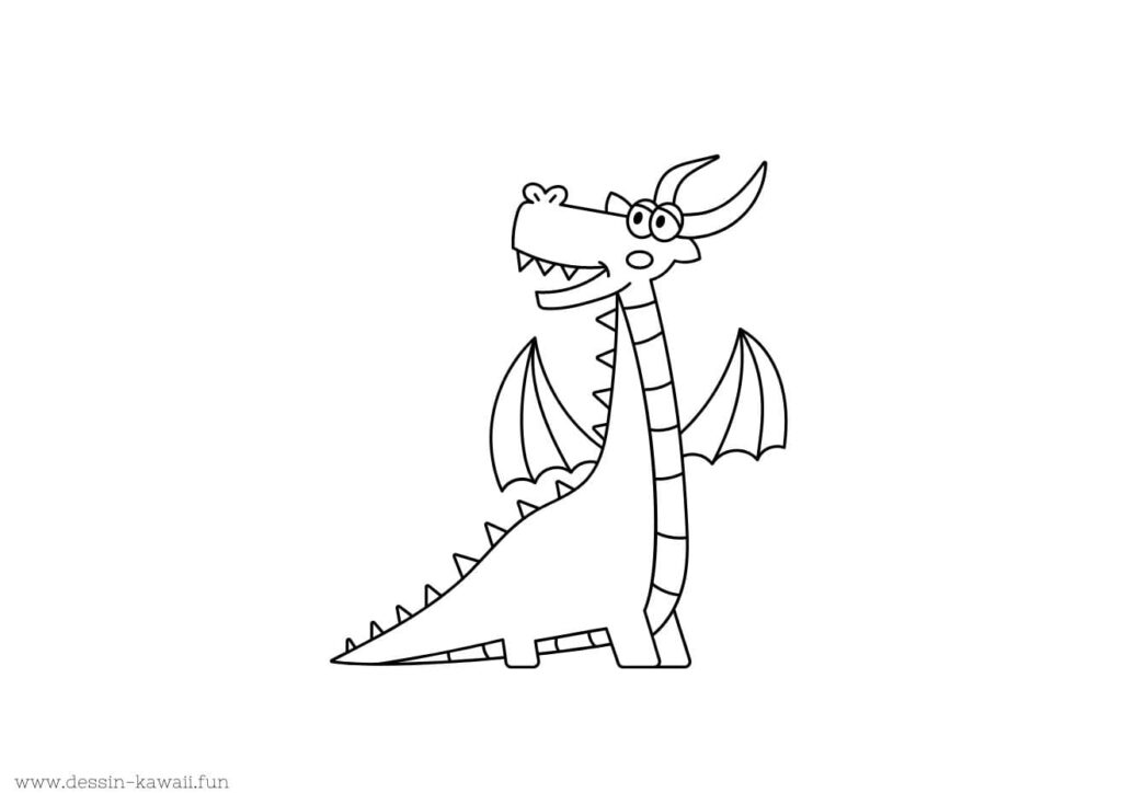 coloriage dragon 9