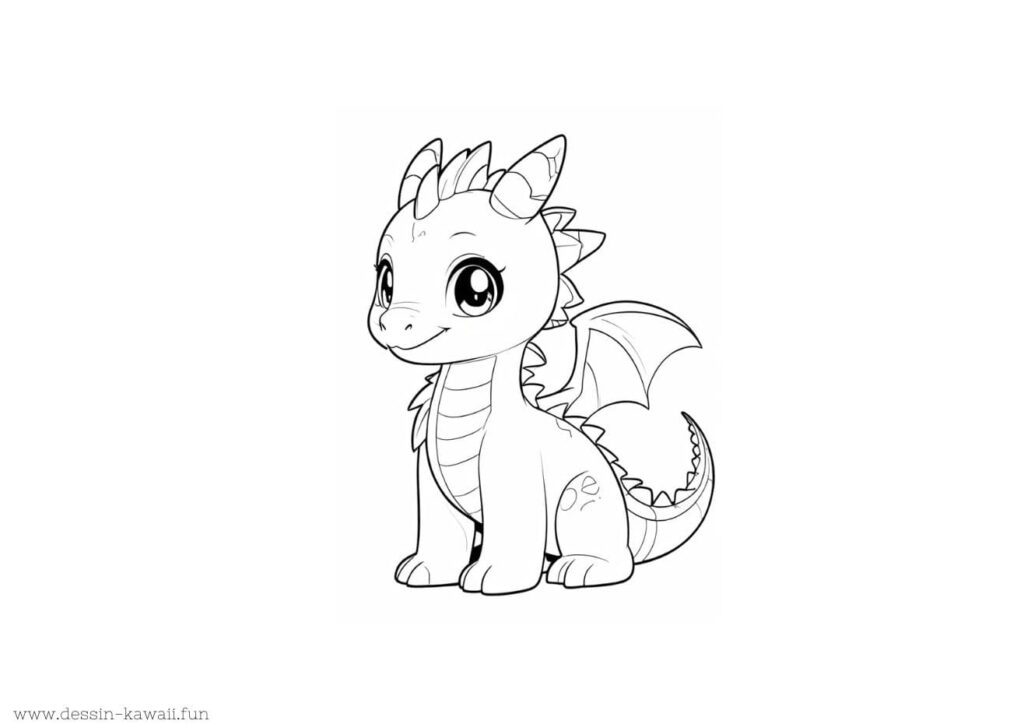 coloriage dragon imprimer