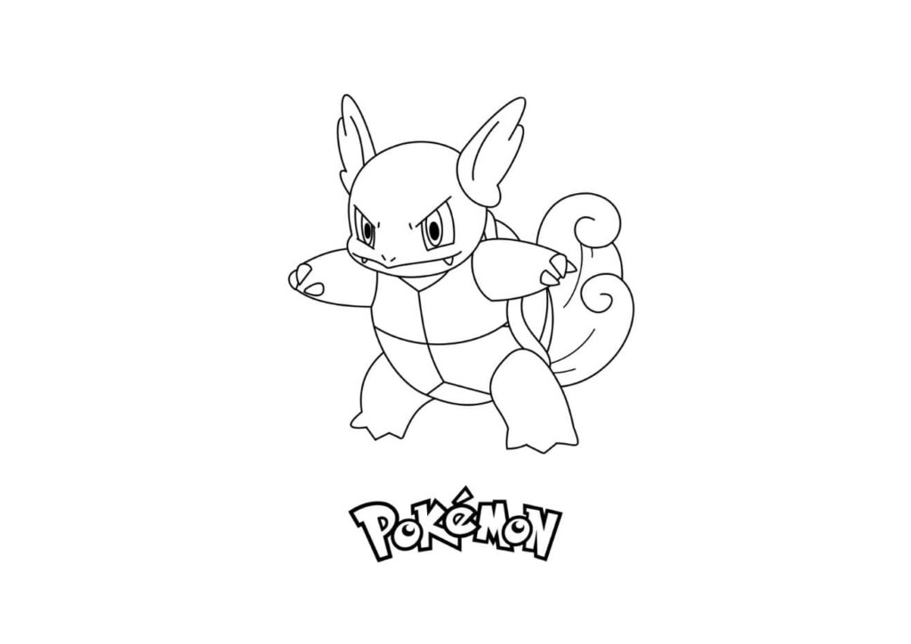 coloriage pokemon wartortle