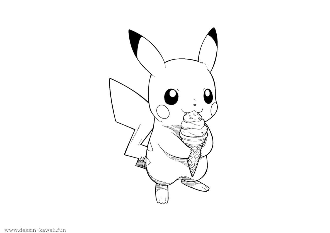 Coloriage Pikachu Dessin Pok mon Pikachu GRATUIT Coloriage Pikachu Dessin Pok mon Pikachu GRATUIT