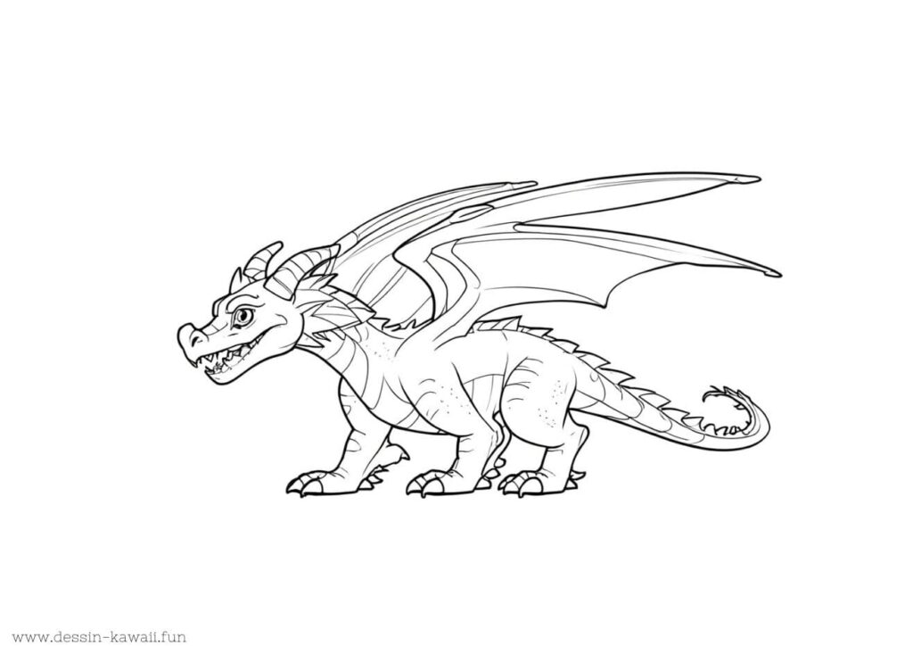 dragon coloriage imprimer