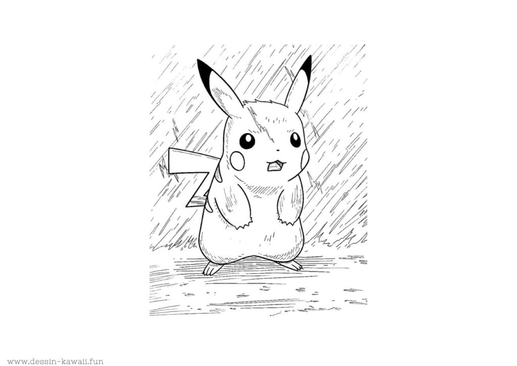 imprimer pikachu