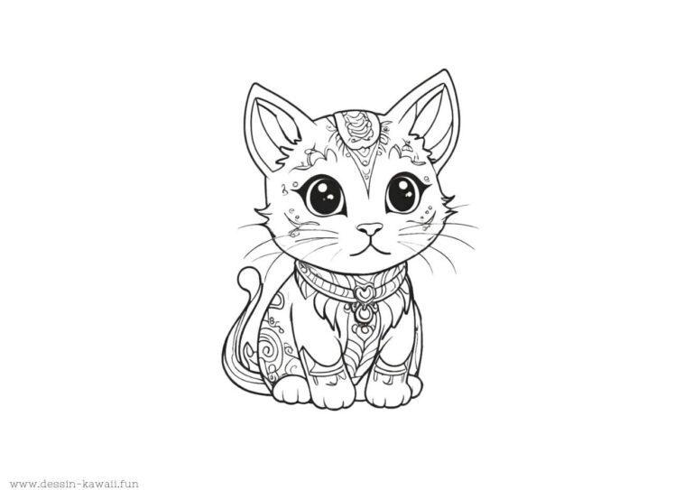 Coloriage Chat | Dessins de Chatons GRATUIT à imprimer