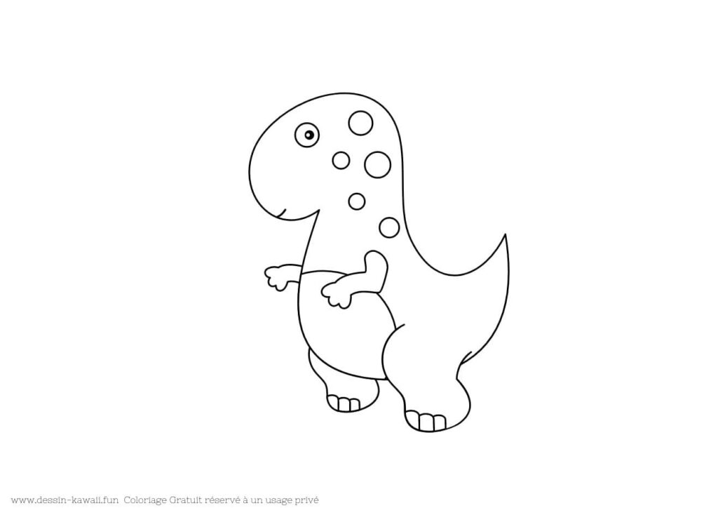 coloriage dinosaure 21