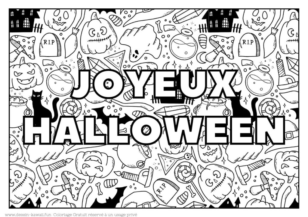 coloriage halloween 17