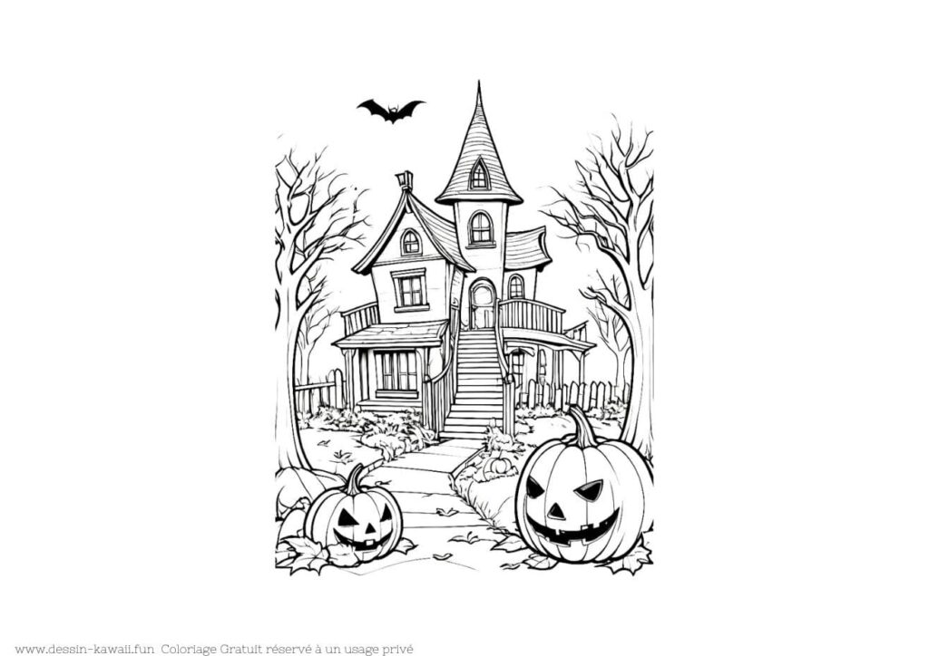 coloriage halloween 4