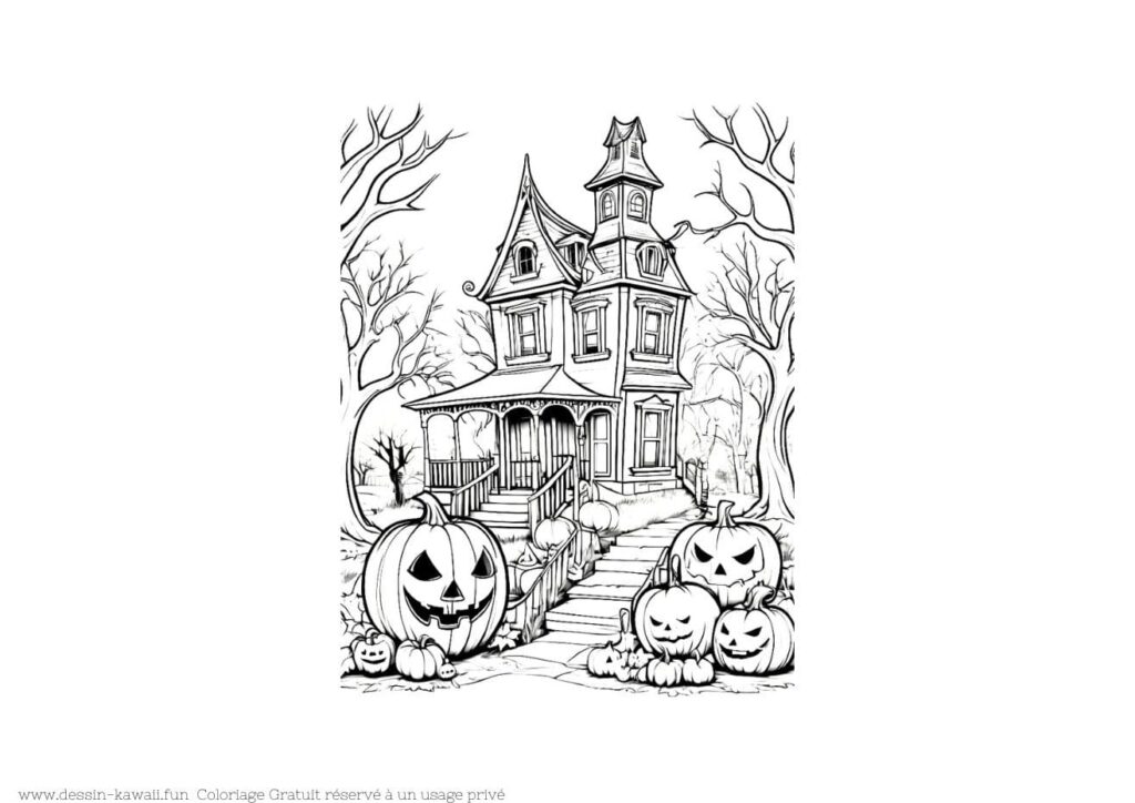 coloriage halloween 5