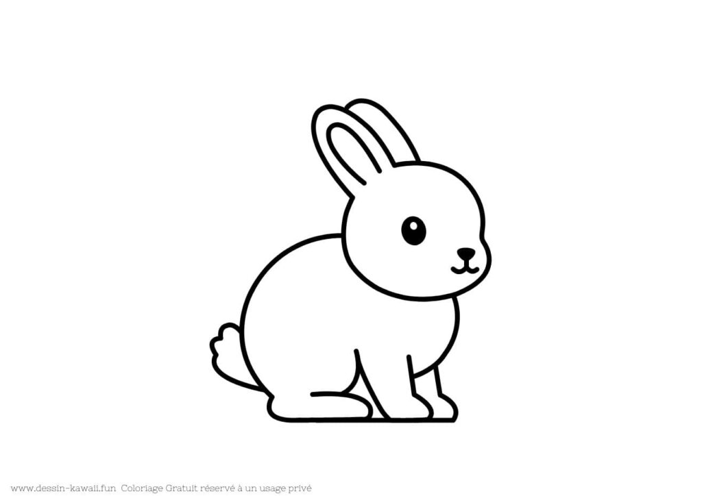 coloriage lapin 22