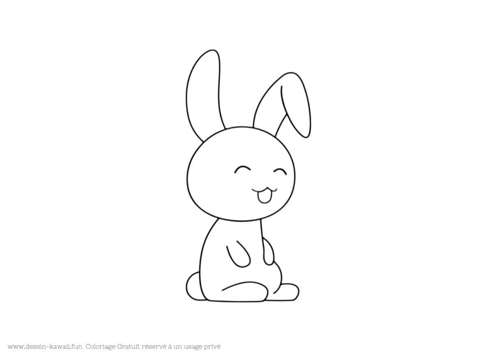 coloriage lapin 26