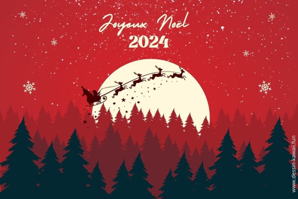 carte joyeux noel 2024