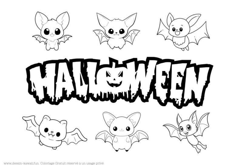 Coloriage Halloween | 174 Dessins GRATUIT fête Halloween 2024