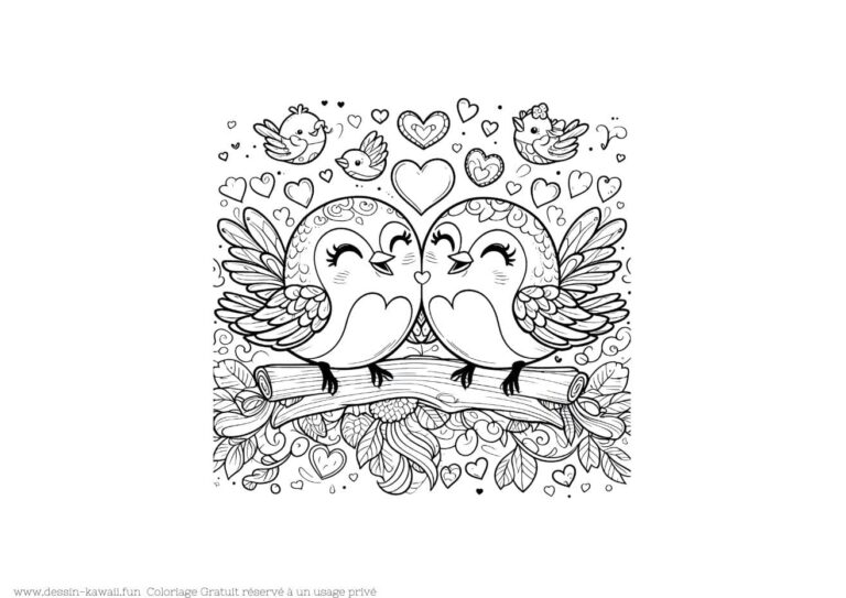Coloriage Oiseau | 100 Dessins oiseaux GRATUIT à imprimer