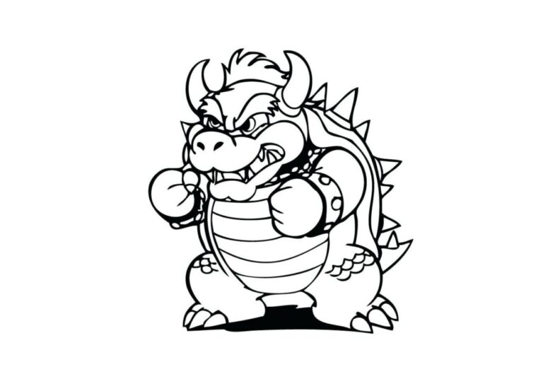 Coloriage Mario | Dessins Mario Bros GRATUIT à imprimer