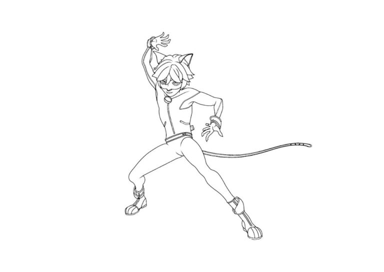 Coloriage Miraculous GRATUIT à imprimer PDF, Ladybug