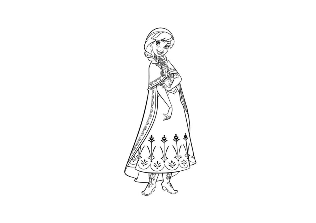 coloriage reine des neiges gratuit