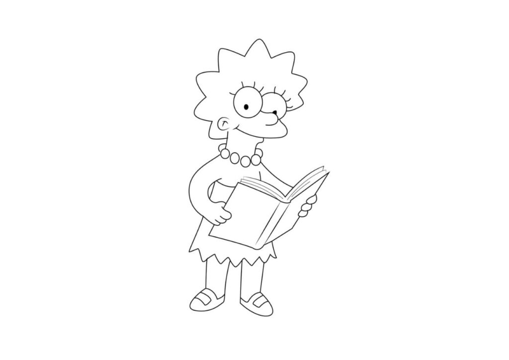 coloriage simpson pdf