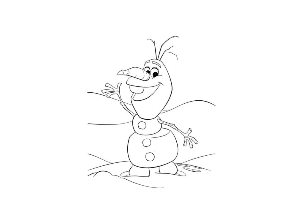 dessin olaf