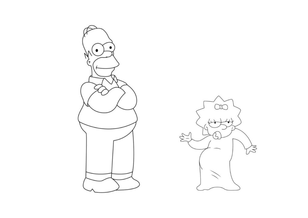 dessiner simpson