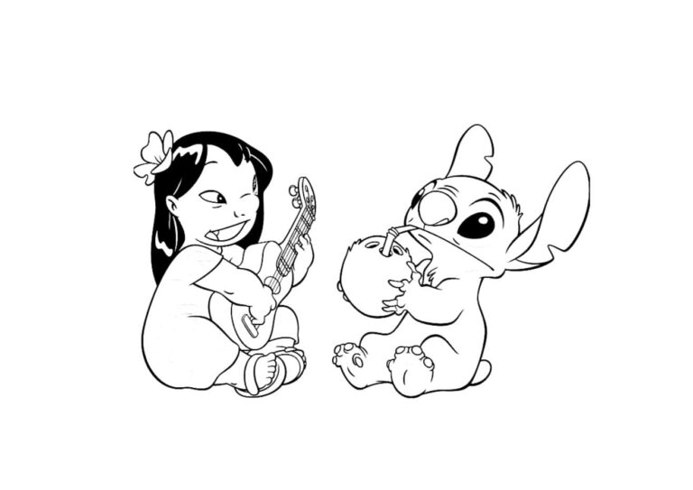 Coloriage Stitch | 100 Dessins Stitch GRATUIT à imprimer