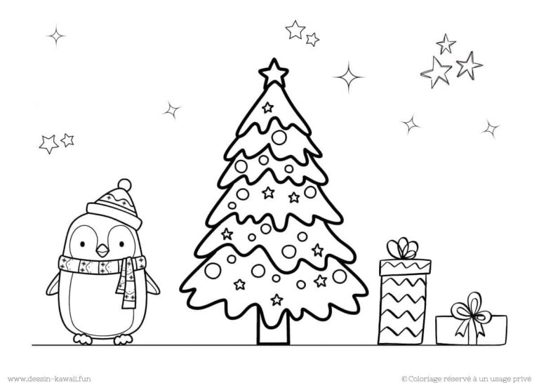 Coloriage Noël | 100 Dessins de fête GRATUIT à imprimer