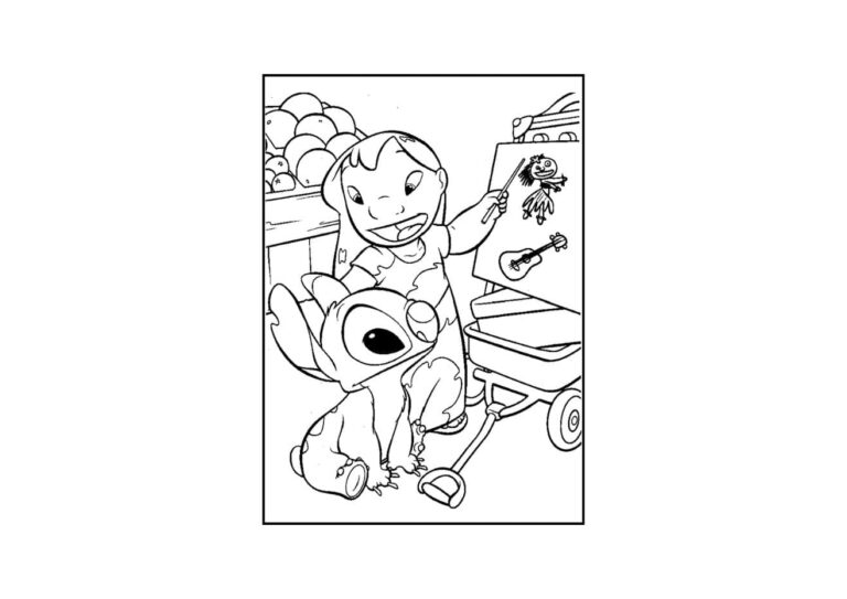 Coloriage Stitch | 100 Dessins Stitch GRATUIT à imprimer