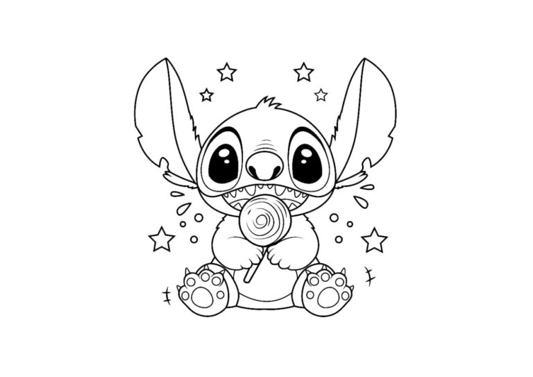 Coloriage Stitch | 100 Dessins Stitch GRATUIT à imprimer