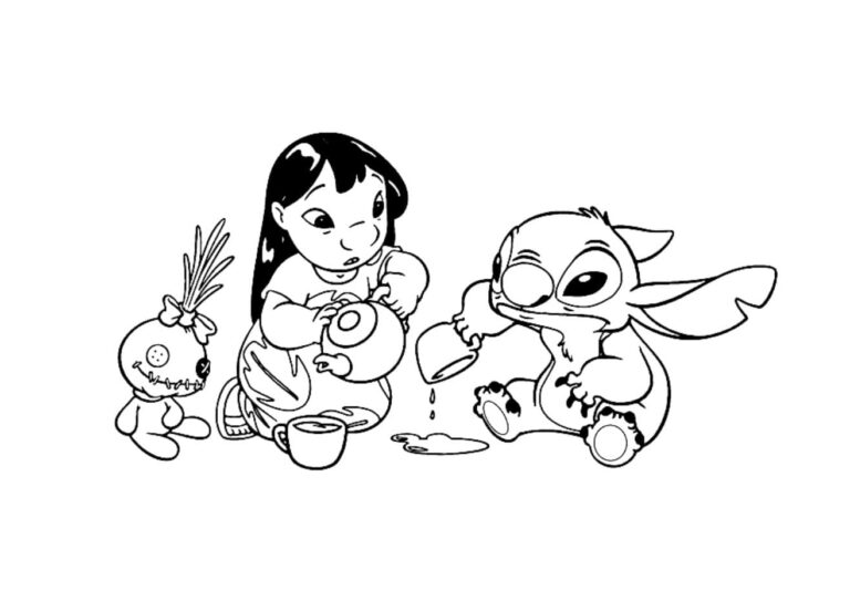 Coloriage Stitch | 100 Dessins Stitch GRATUIT à imprimer