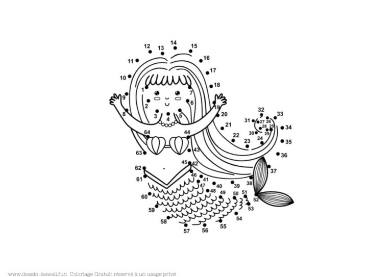 Points à relier | + 200 dessins avec point à relier à imprimer ️