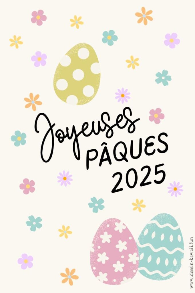 voeux de paques 2025