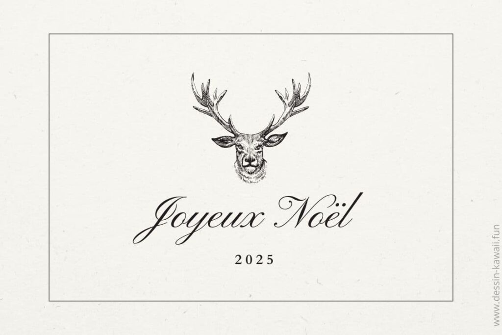 Carte de Noël originale