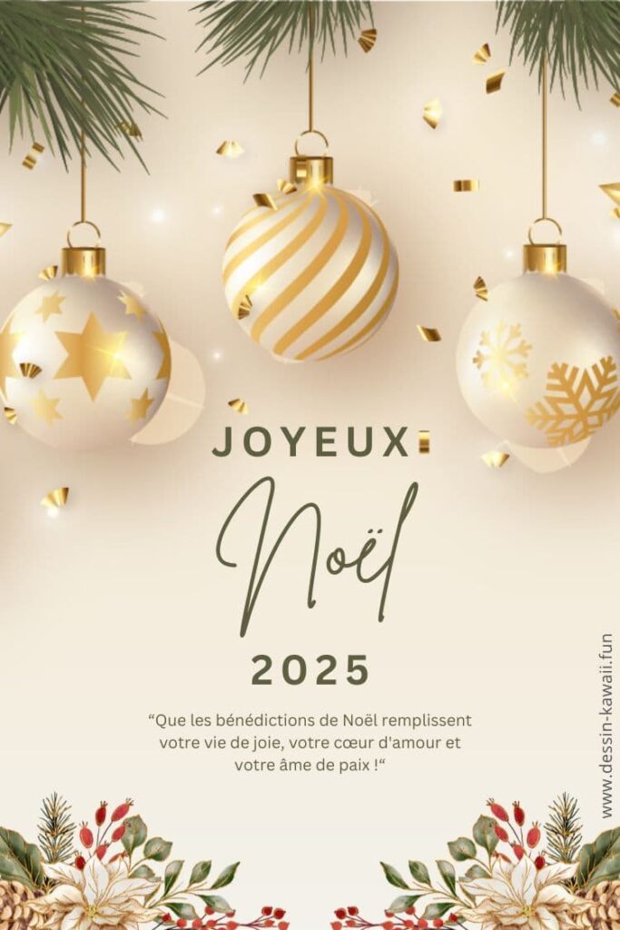 Joyeux Noël 2025 gratuit