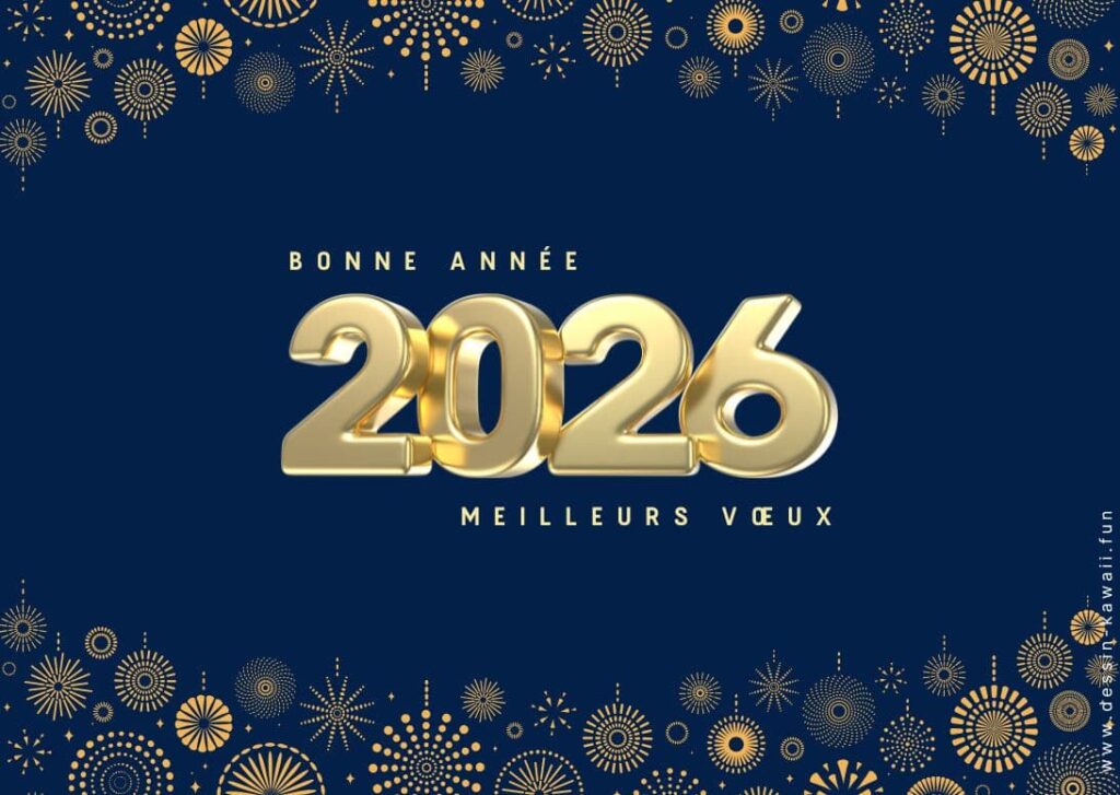 carte de bonne année 2026