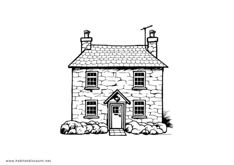 Coloriage Maison PDF GRATUIT à imprimer - Dessin Maison 2026