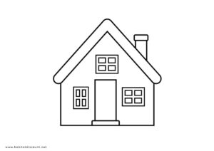 Coloriage Maison PDF GRATUIT à imprimer - Dessin Maison 2026