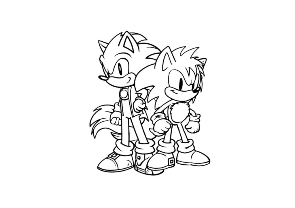coloriage sonic le film