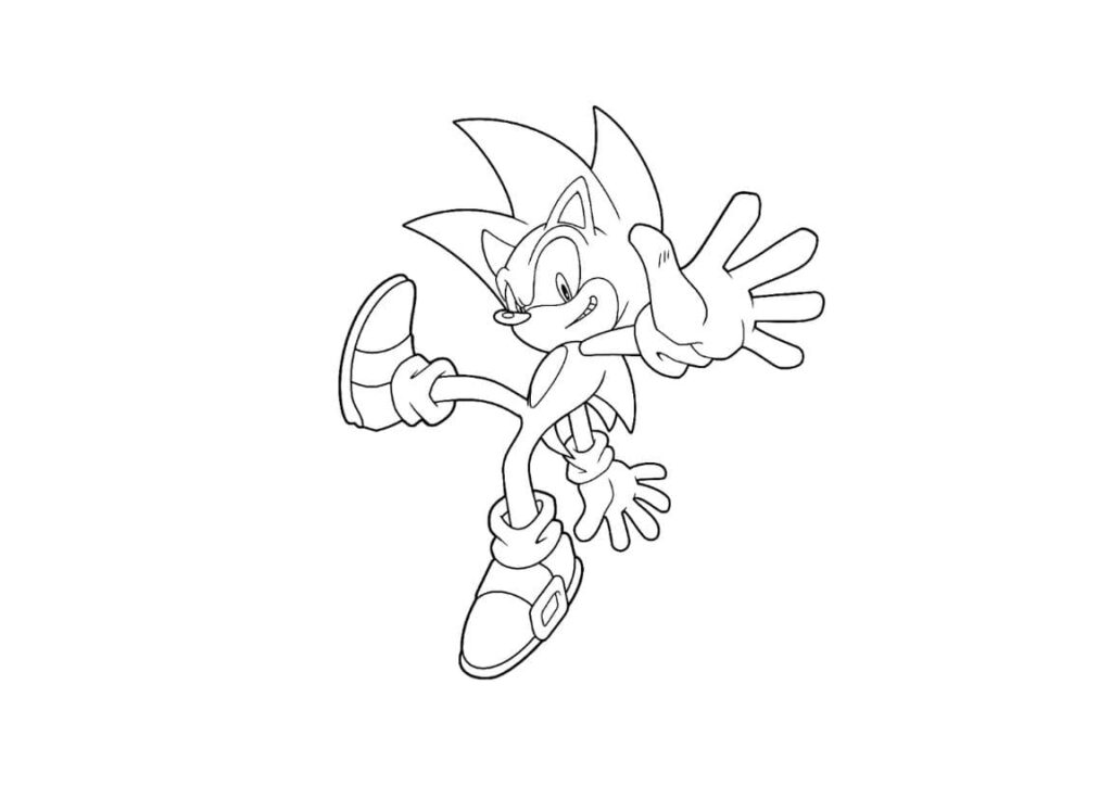 coloriage sonic le film 3