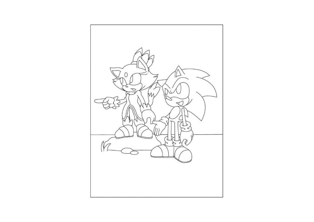 dessin sonic 3