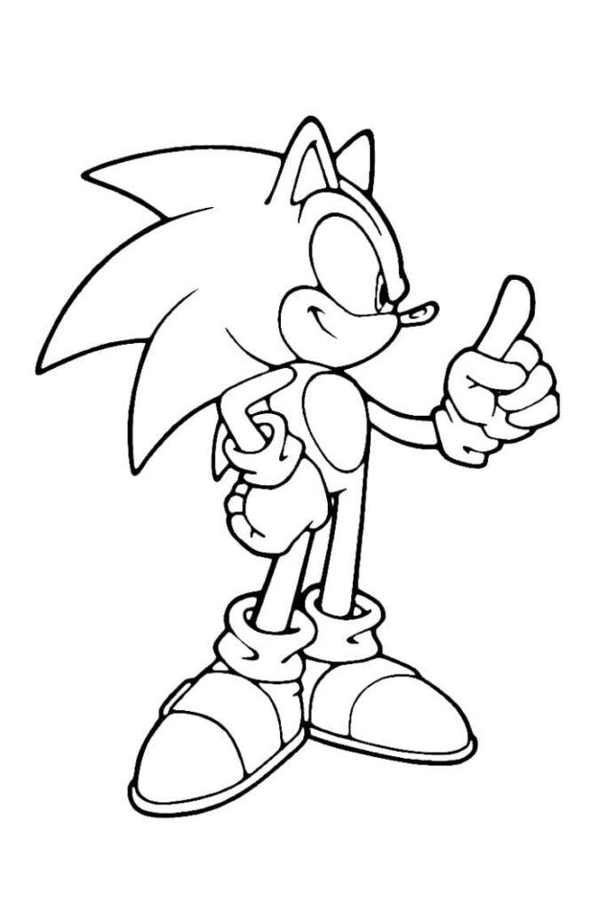 dessin sonic facile