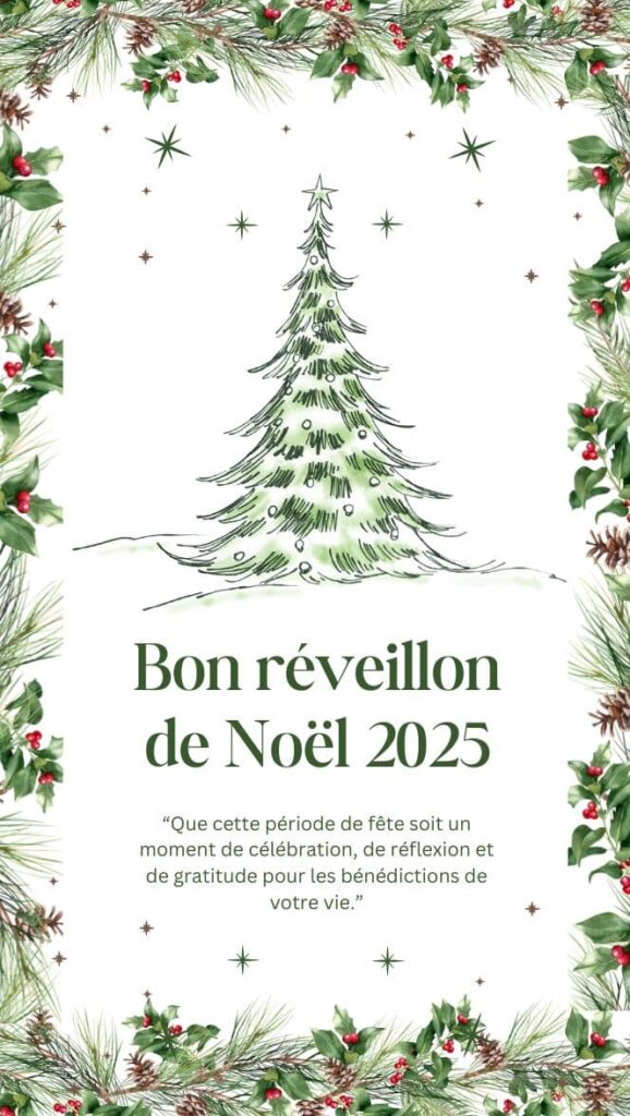 bon reveillon de noel 2025