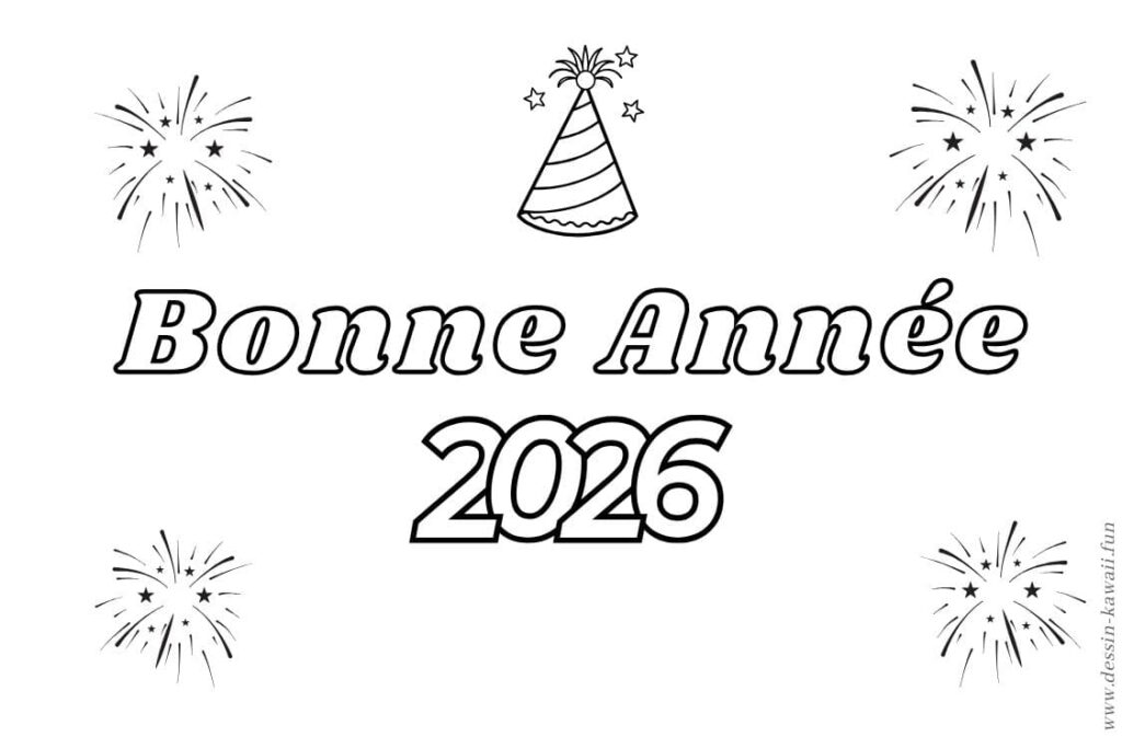 dessin bonne année