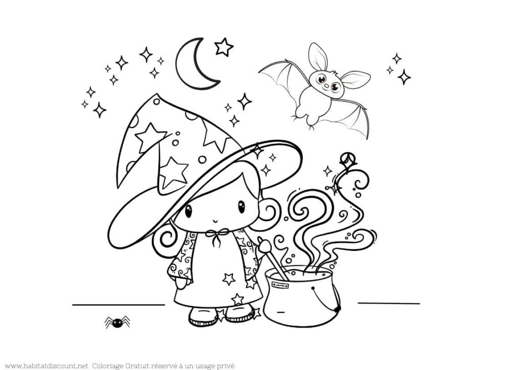 dessin halloween a imprimer gratuit
